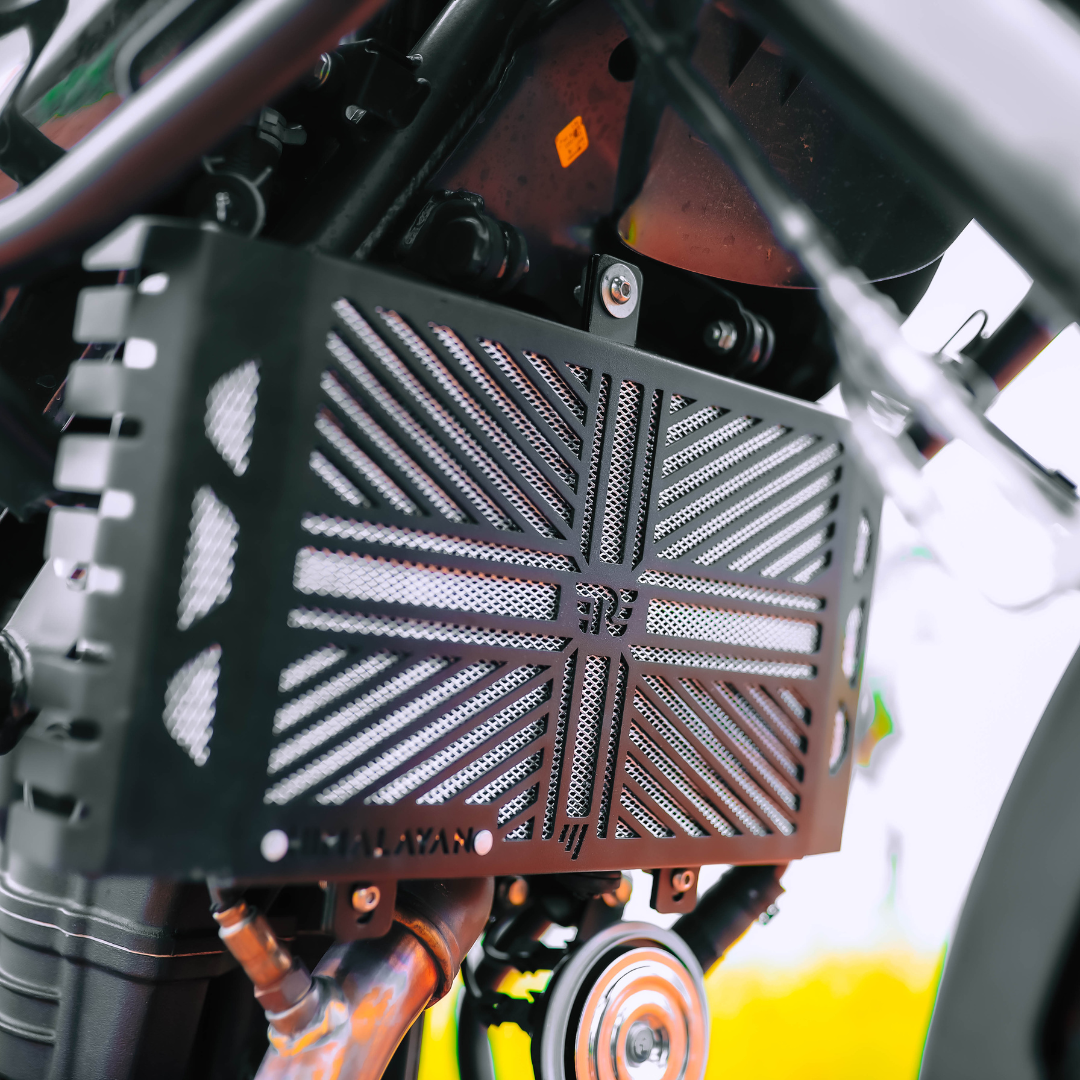 HIMALAYAN 450 RADIATOR GUARD (SILVER)