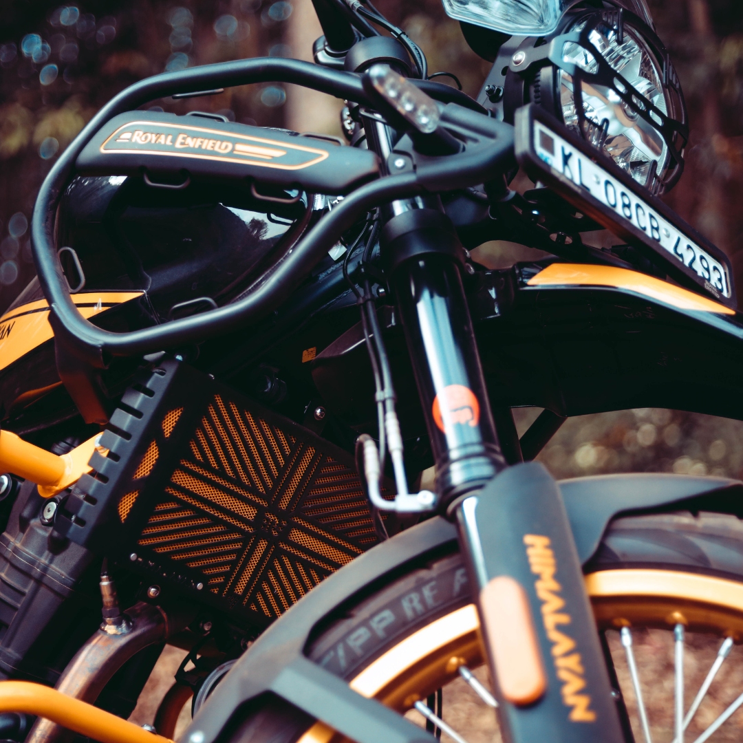 HIMALAYAN 450 RADIATOR GUARD - YELLOW