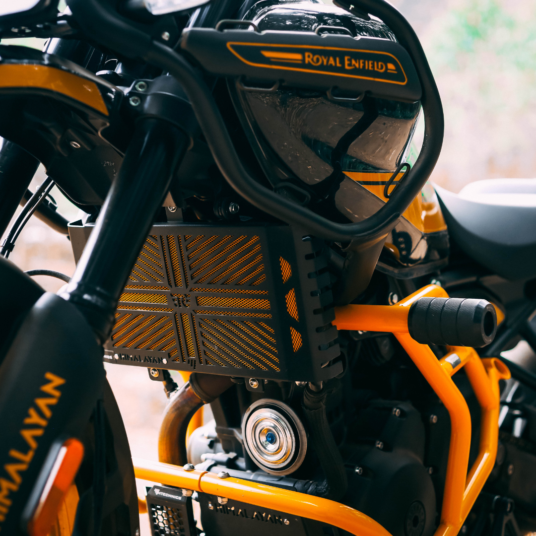 HIMALAYAN 450 RADIATOR GUARD - YELLOW