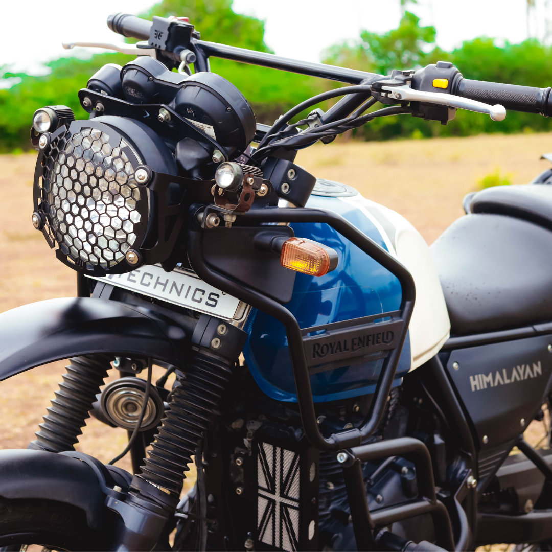 HIMALYAN 411 HEADLIGHT GRILL