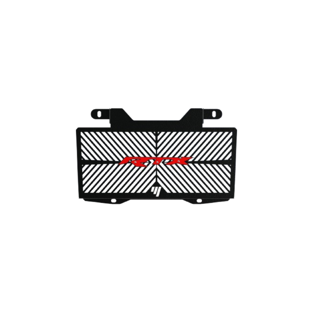 TVS RTX300 FULL RADIATOR GUARD BLACK - RED