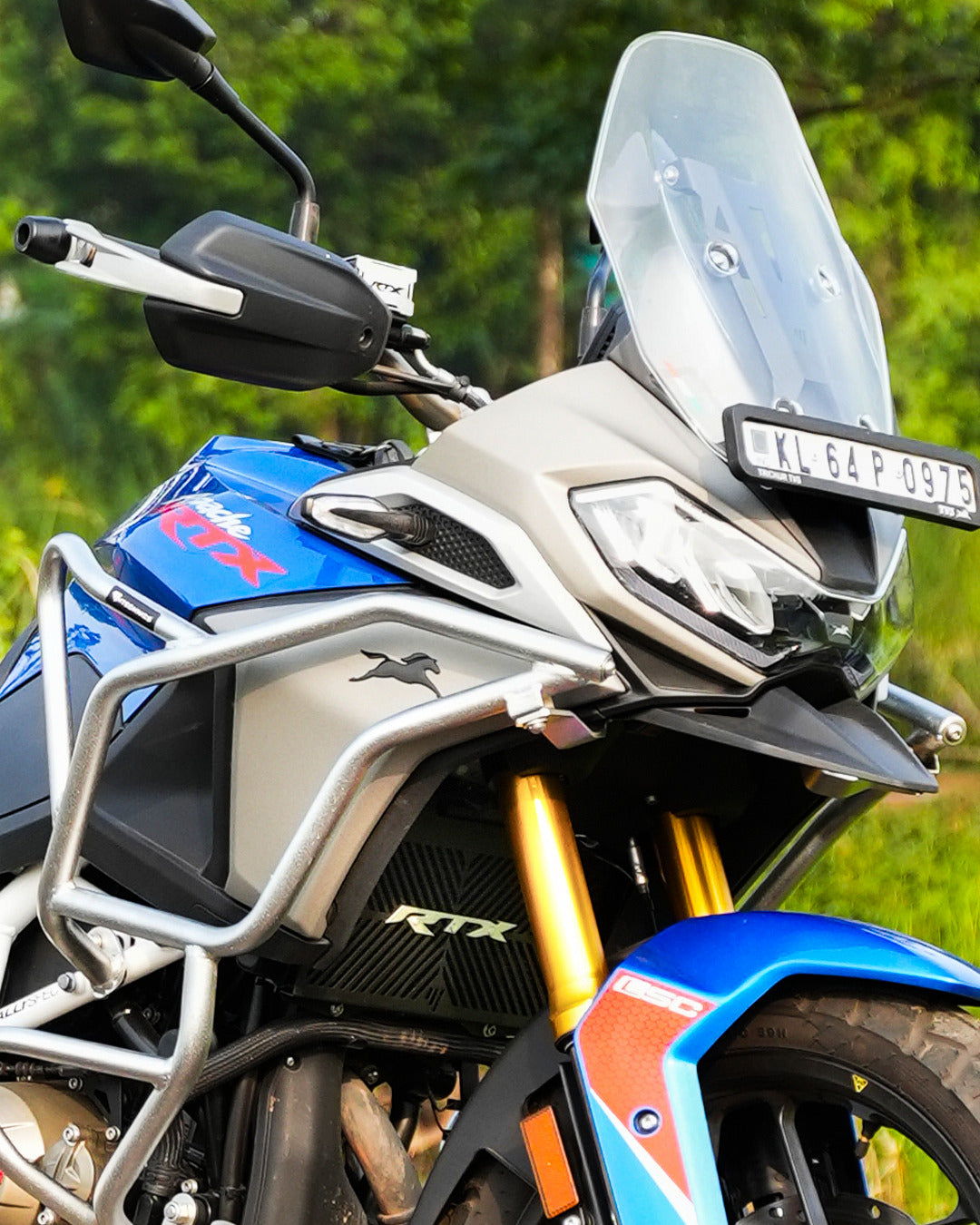 TVS RTX 300 RADIATOR GUARD