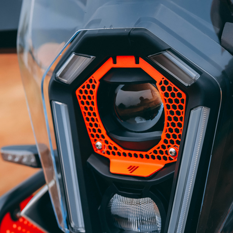 2025 ADV HEADLIGHT GRILL ORANGE