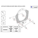 2025 ADV HEADLIGHT GRILL
