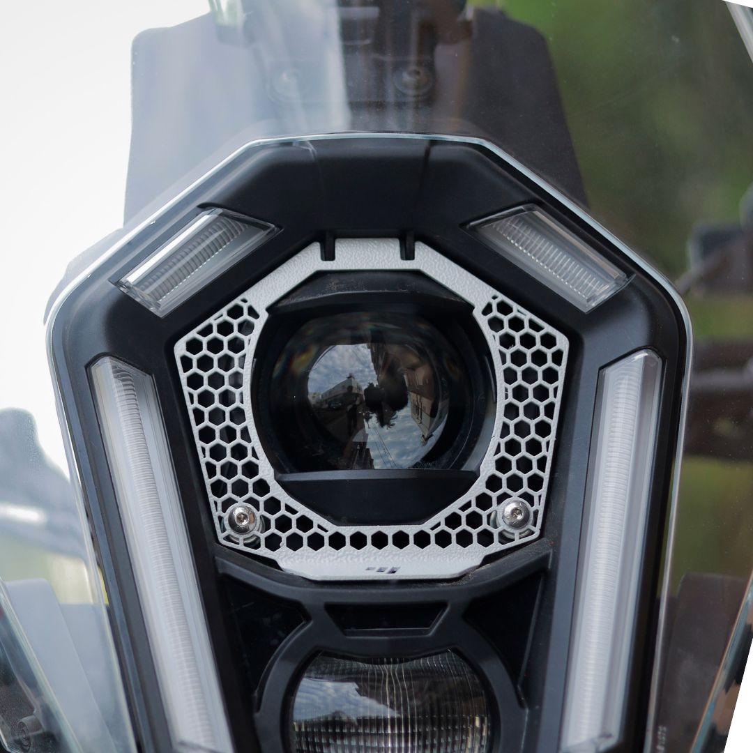 2025 adv 250/390 headlight grill silver 