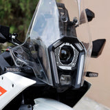 2025 adv 250/390 headlight grill silver 