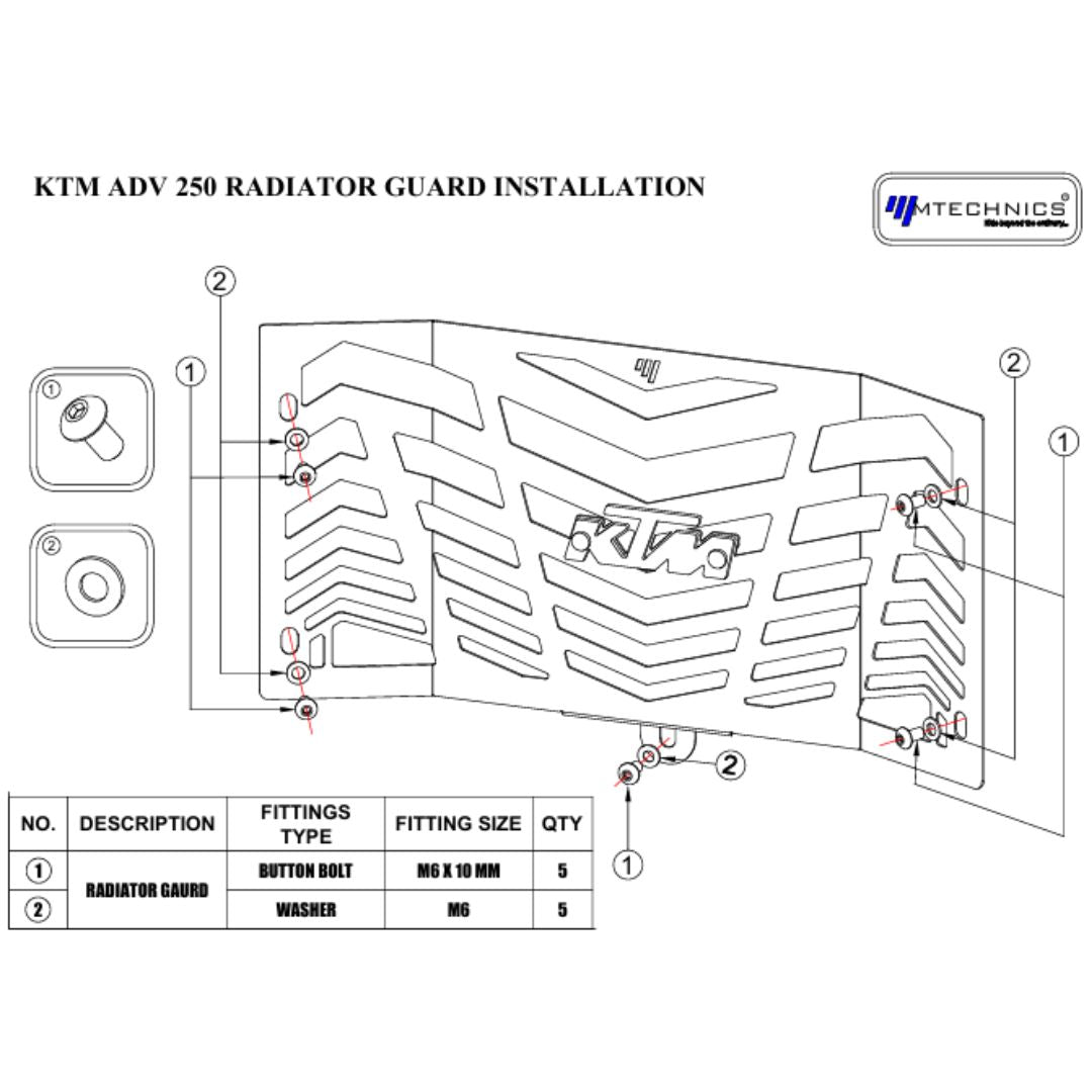 2025 ADV RADIATOR GUARD 