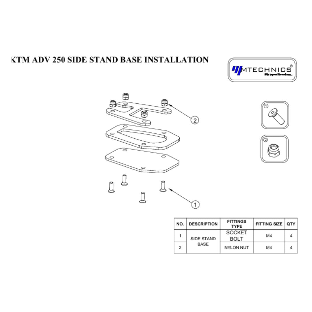 2025 ADV SIDE STAND BASE