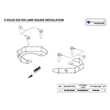 xpulse 210 fog light fitting