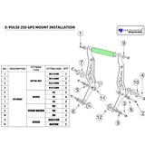 hero xpulse 210 gps mount 