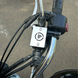 H'NESS CB 350 FRONT DISC OIL CAP ( SILVER )