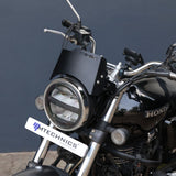 H'NESS  CB 350 METAL VISOR ( BLACK )