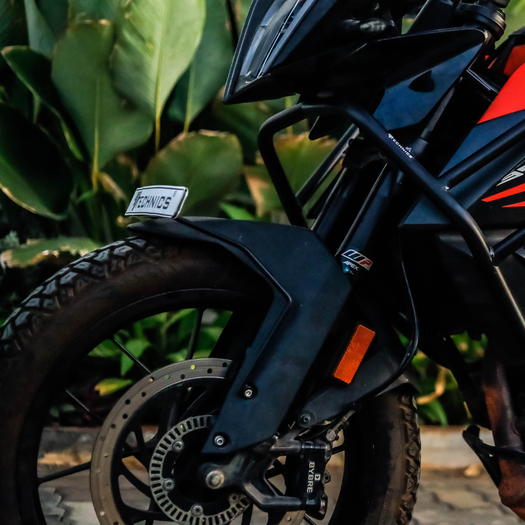 KTM ADVENTURE 250/390 number plate relocator