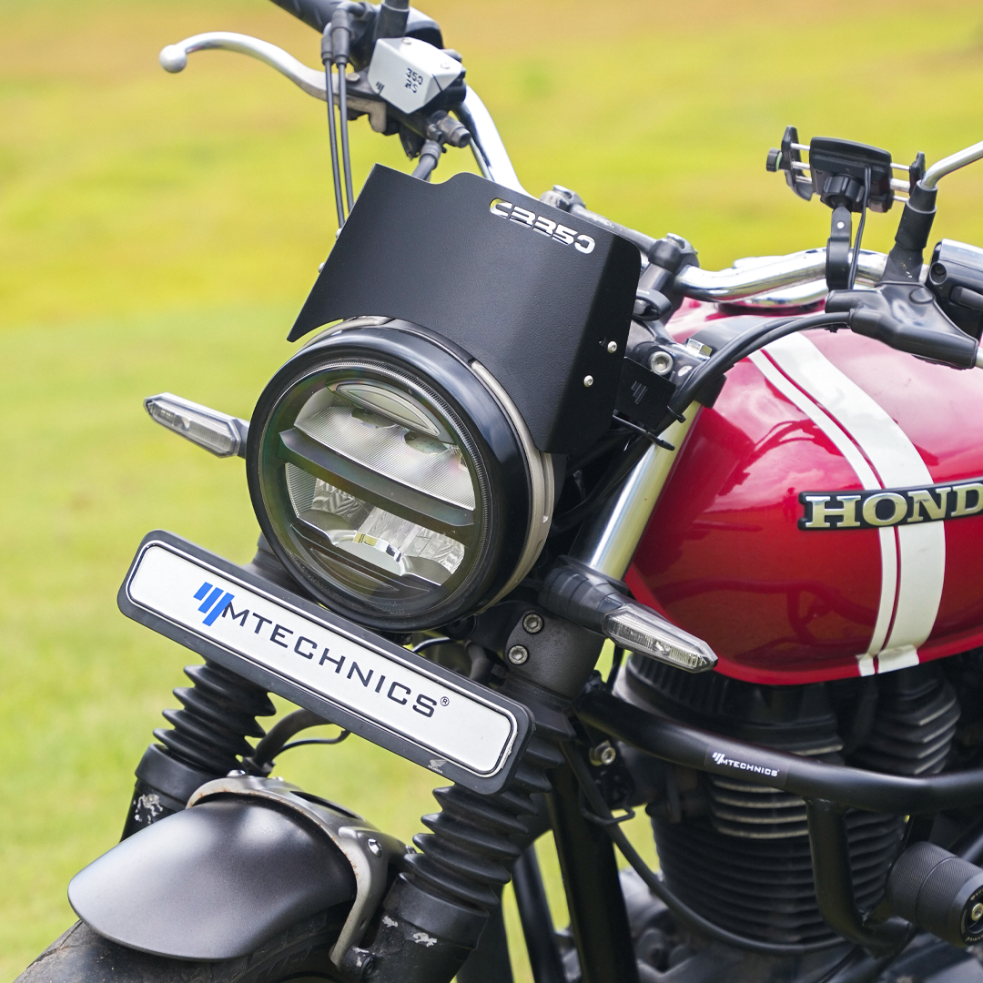 CB350RS Metal Visor 