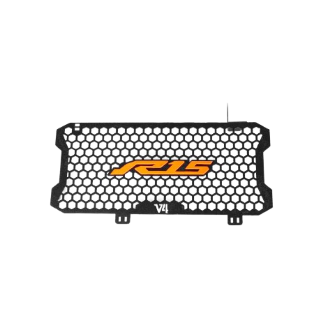 Radiator Guard R15 YAMAHA R15 V4 RADIATOR GRILL ORANGE – Mtechnics