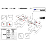 triumph saddle stay 