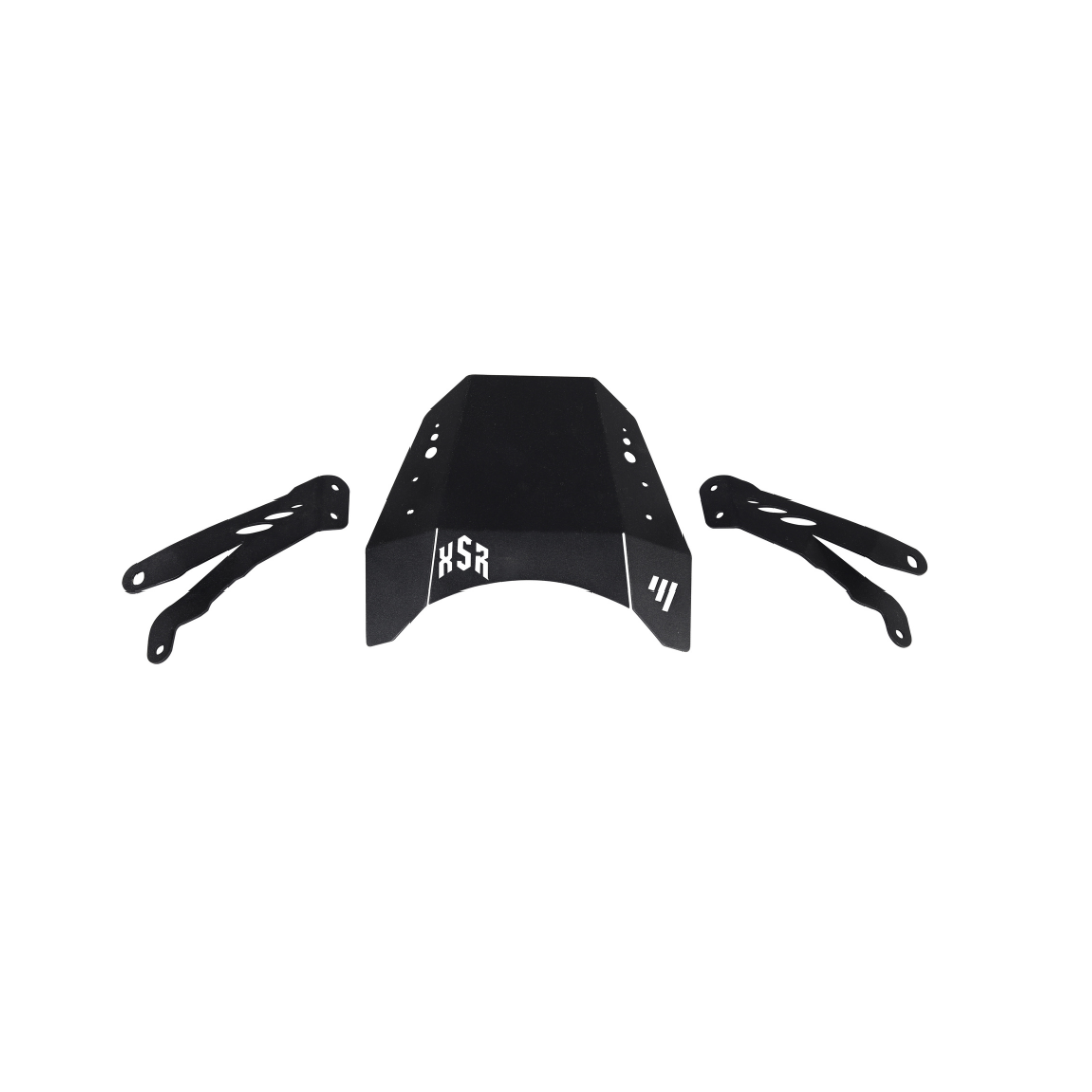 YAMAHA XSR 155 METAL VISOR BLACK