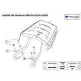 hunter 350 luggage carrier 