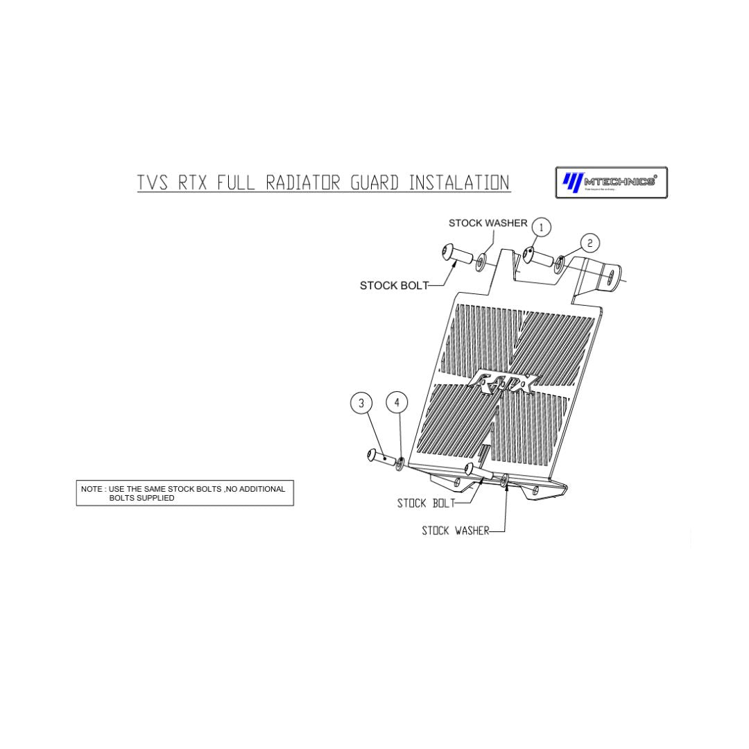 rtx300 radiator guard