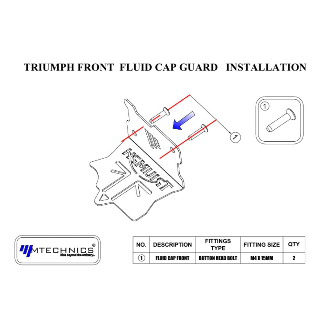 front disc oil cap for triumph 