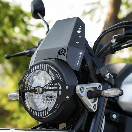 YAMAHA XSR 155 METAL VISOR BLACK