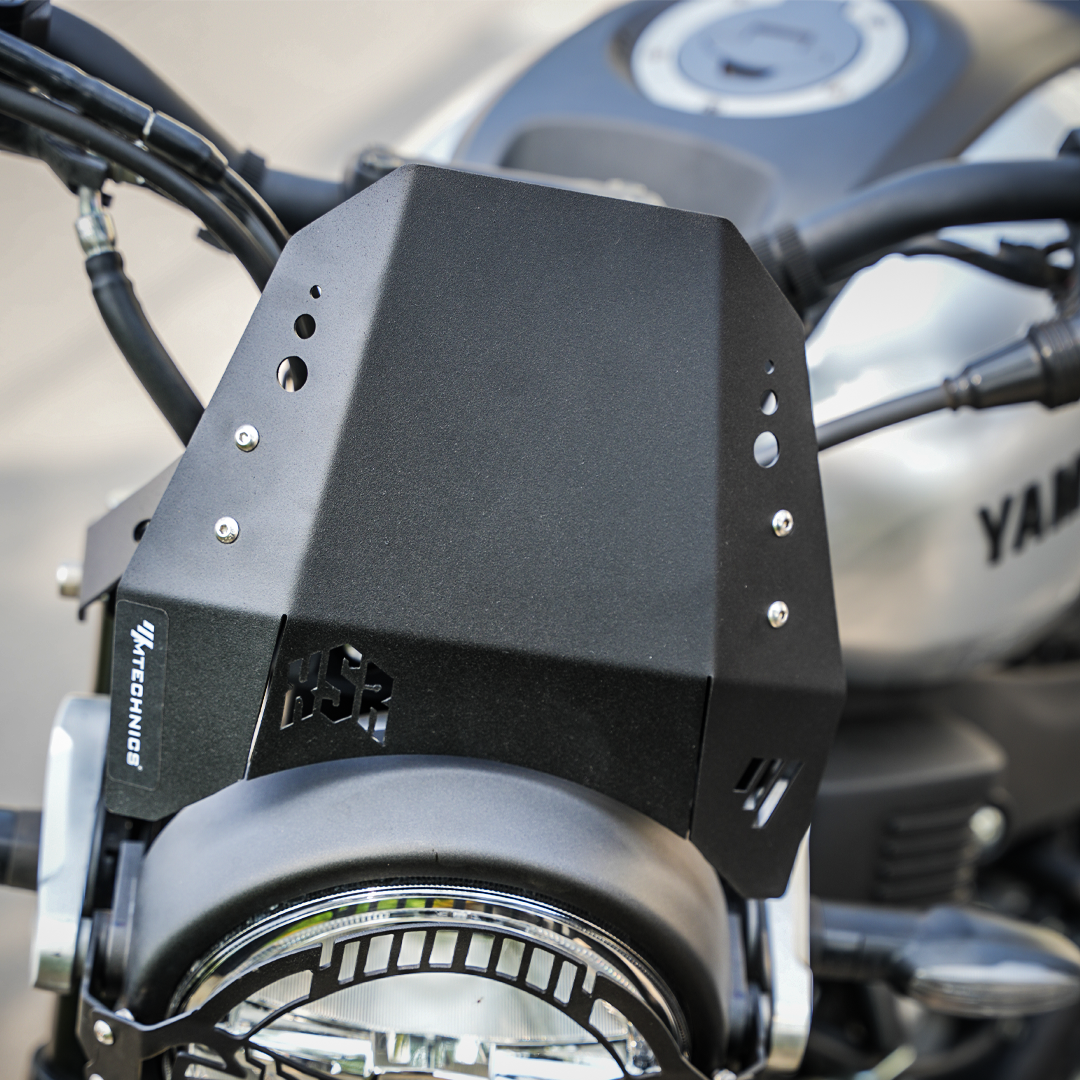 YAMAHA XSR 155 METAL VISOR BLACK