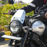 YAMAHA XSR 155 METAL VISOR SILVER