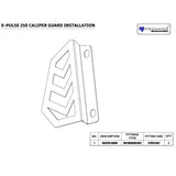 hero xpulse 210 brake caliper guard